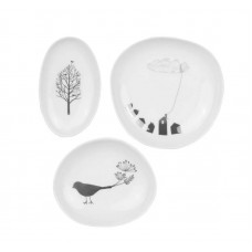Räder - Birdhouse Wonderland Set of 3 - Porcelain Bowl