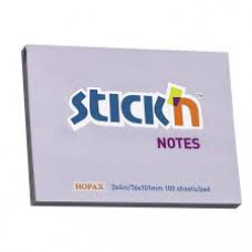 Stick'n Notes  76x101mm 100 sheet Pastel Purple