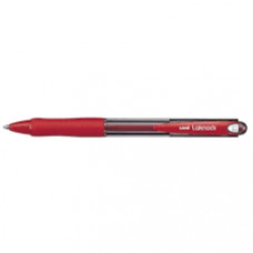 Uni Laknock 1.0mm Retractable Medium Red SN-100