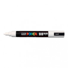 Uni Posca Marker White 1.8-2.5mm Med Bullet - PC-5M