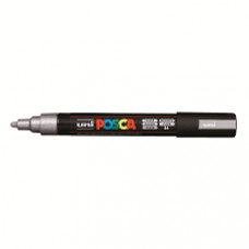 Uni Posca Marker Silver 1.8-2.5mm Med Bullet - PC-5M