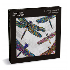 M&G - Dragonfly Dance 6 Pkt Square Luxury Notecard Wallet