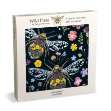 M&G - Bumblebees Lux Sq Notecard Wallet 6 Pkt