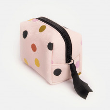 Caroline Gardner - Pink Multi Spot - Mini Cosmetic Bag
