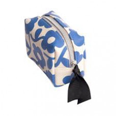 Caroline Gardner - Blue Flower - Mini Cube Cosmetic Bag