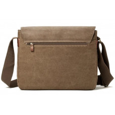 Classic Small Flap Front Messenger Bag - Brown
