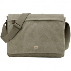 Classic Flap Front Messenger Large - Khaki