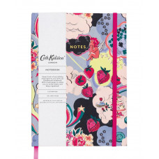 Cath Kidston A5 Cloth Notebook - Silver Linings