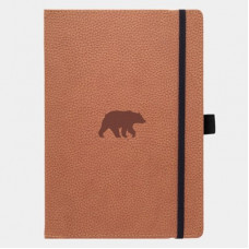 DINGBATS WILDLIFE  BROWN BEAR NOTEBOOK A5 GRAPH