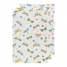 Now Designs - Dragonfly Set of 3 - Flour Sack Tea Towel