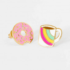 Earrings - Coffee/Donut
