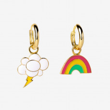 Earrings - Rainbow & Cloud