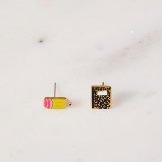 Earrings - Pencil/Composition Book
