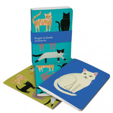 Roger La Borde - Pretty Paws Set of 3 - A6 NoteBooks