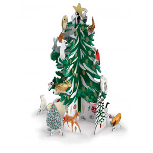 Conifer Tree  Pop and Slot Advent Calendar