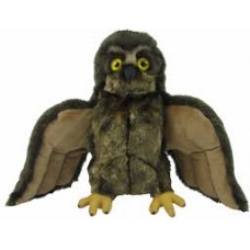 NZ Bird Sound Large Soft Toy - Morepork Sound Puppet