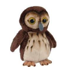NZ Bird Mini Finger Soft Toy - Mini Morepork 12cm