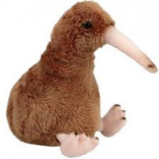 NZ Bird Mini Finger Soft Toy - Mini Brown Kiwi 12cm