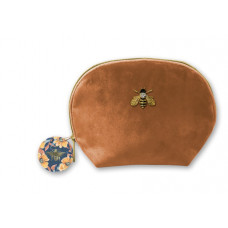 Punch Studio - Bee Sienna Velvet Cosmetic Bag