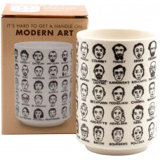 The Unemployed Philosophers Guild - Hard to get a Handle on Modern Art Handleless Mug