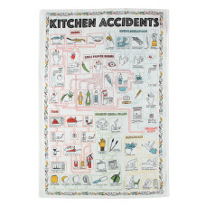 The Unemployed Philosophers Guild - Kitchen Accidents - Tea Towel