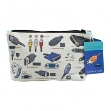 The Unemployed Philosophers Guild - Cables & Ports - Zipper Bag
