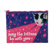 Zipper Pouch - Kittens Be With You
