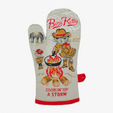 Oven Mitt - Boss Kitty