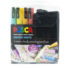 Uni Posca Marker Canvas Bag Activity Pack - PC-3M