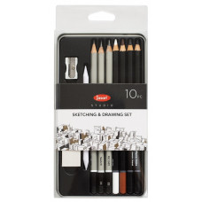 Jasart Studio Sketching Tin 10PC