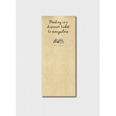 Reading Is Timber Bookmark - Blue Island Press