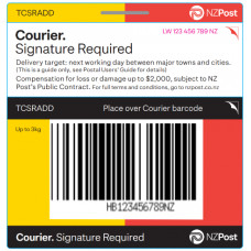 NZ Post Courier signature add-on TCSRADD