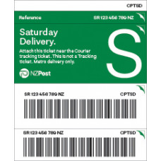 NZ Post Saturday Delivery Prepaid Ticket
