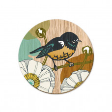 Wolfkamp & Stone - Screenprint Miromiro - Coaster