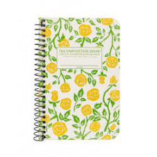 Decomposition - Spiral Notebook - Ruled - Pocket - Roses