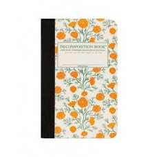 Decomposition - Notebook - Ruled - Pocket - California Poppies