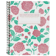 Decomposition - Spiral Notebook - Ruled - Large - Camellias