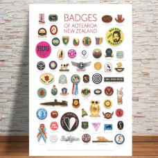 Poster Badges of Aotearoa New Zealand
