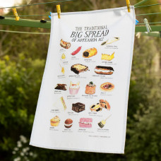 Tea Towel: Traditional Big Spread of Aotearoa NZ