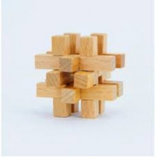 Square IQ-Test Wooden Puzzle
