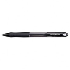 Uni Laknock 1.0mm Retractable Medium Black SN-100