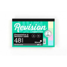 Luxpad Revision and Presentation Card Pad Ruled 6x4 Assorted Colours