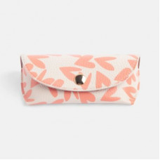Caroline Gardner - Coral Hearts - Eyeglass Case