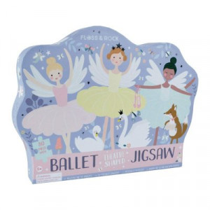 Enchanted Ballet 80Pce Puzzle In Shaped Box