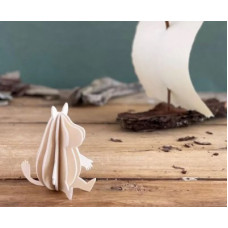Lovi Moomintroll 9cm natural wood Moomin