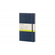 Moleskine Classic Hard Cover Notebook Plain Large Sapphire Blue