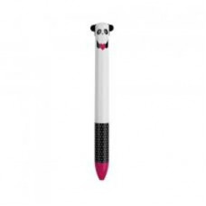 Legami Click & Clack Two Color Pen - Panda