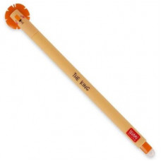 Legami Erasable Gel Pen Lion: Orange Ink
