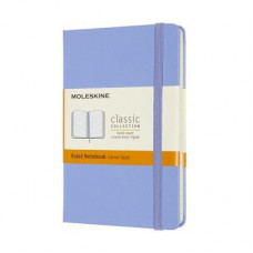 Moleskine Classic Hard Cover Notebook Pocket Ruled Hydrangea Blue