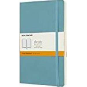 Moleskine Classic Soft Cover Notebook Ruled Large Reef Blue